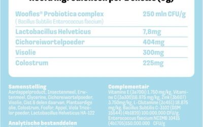 Woofies Probiotica & Prebiotica – 90 Heerlijke Chews